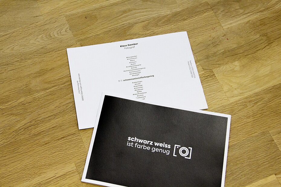 Corporate Design Broschüre Cover Backcover Klaus Gamber